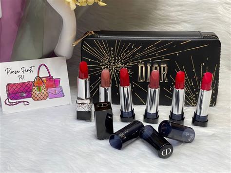 rouge dior couture collection coffret|Makeup coffret: an exclusive selection of iconic lipsticks .